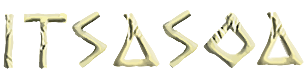 logo itsasoa avec effet sculpté
